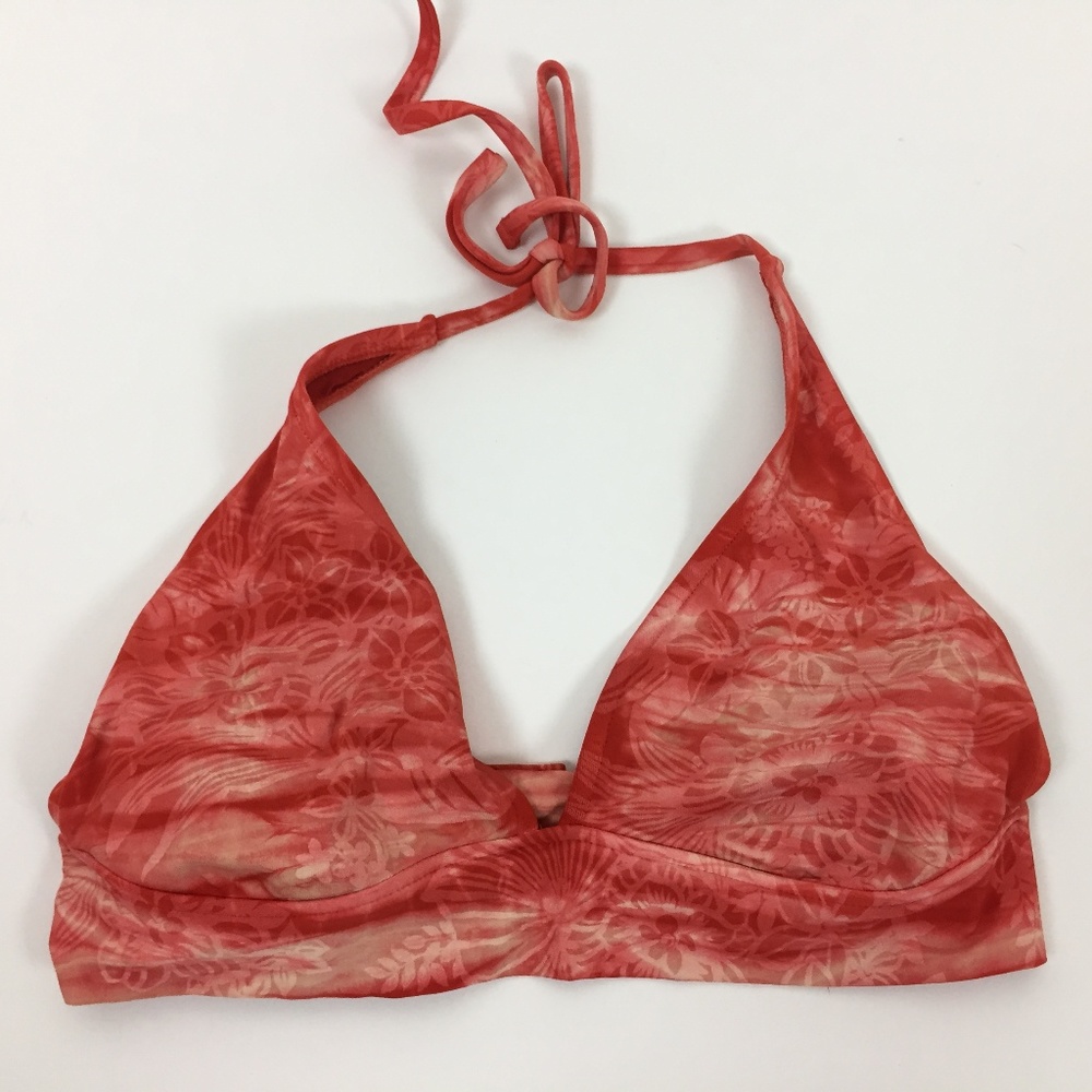 Lucky Brand Womens Bikini Top Bra Cup D Tie Dye